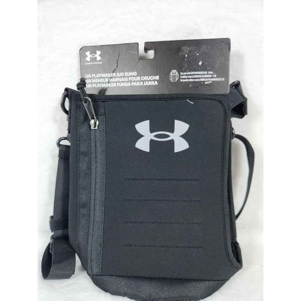 Under Armour UA Playmaker 64oz Jug Sling Cover Black OSFA - NEW - Picture 1 of 7
